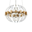 Currey & Company Coquette 13.5" Optic Crystal 3-Light Chandelier 3