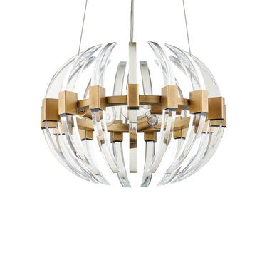 Currey & Company Coquette 13.5" Optic Crystal 3-Light Chandelier 3