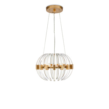Currey & Company Coquette 13.5" Optic Crystal 3-Light Chandelier 5