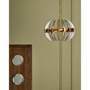 Currey & Company Coquette 13.5" Optic Crystal 3-Light Chandelier 6