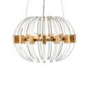 Currey & Company Coquette 13.5" Optic Crystal 3-Light Chandelier 
