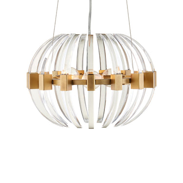 Currey & Company Coquette 13.5" Optic Crystal 3-Light Chandelier 
