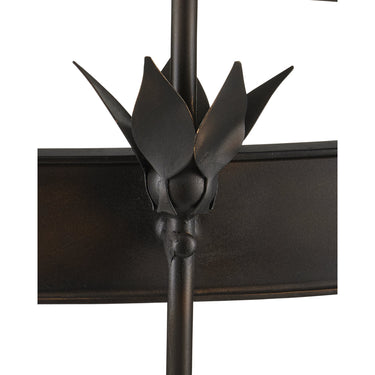 Currey & Company Coterie 36" Bronze 8-Light Chandelier 2