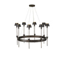 Currey & Company Coterie 36" Bronze 8-Light Chandelier 5