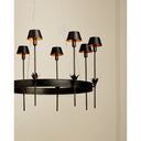 Currey & Company Coterie 36" Bronze 8-Light Chandelier 6