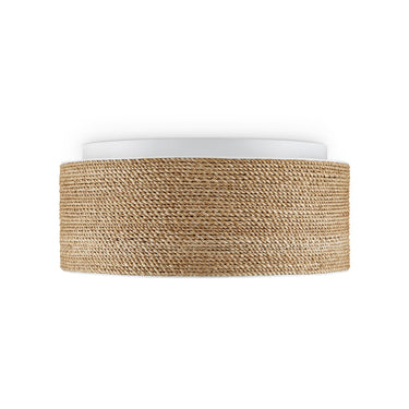 Currey & Company Coulton 16" Rope LED Flush Mount 3