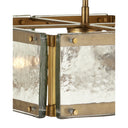 Currey & Company Countervail 17.75" 4-Light Square Chandelier 1
