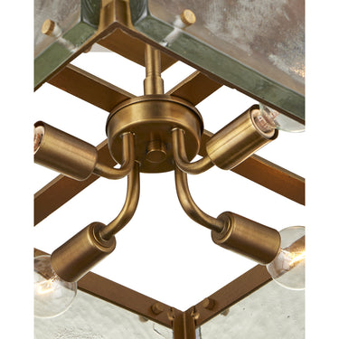 Currey & Company Countervail 17.75" 4-Light Square Chandelier 2