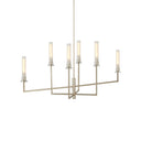 Currey & Company Courante 44" Silver 6-Light Chandelier 3