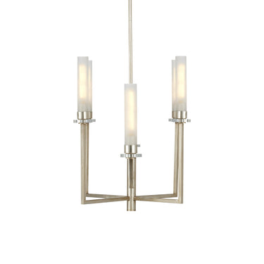 Currey & Company Courante 44" Silver 6-Light Chandelier 4