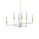 Currey & Company Courante 44" Silver 6-Light Chandelier 5