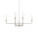Currey & Company Courante 44" Silver 6-Light Chandelier 