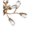 Currey & Company Crystal Bud 24" 5-Light Semi-Flush Mount 1