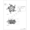 Currey & Company Crystal Bud 24" 5-Light Semi-Flush Mount 5