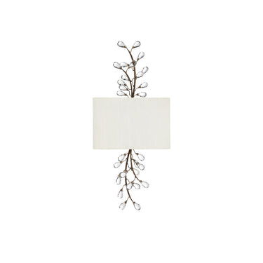 Currey & Company Crystal Bud Tall 1-Light Wall Sconce 3