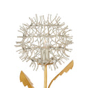 Currey & Company Dandelion Silver & Gold 1-Light Wall Sconce 1