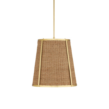 Currey & Company Deauville Seagrass 1-Light Pendant 3