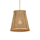 Currey & Company Deauville Seagrass 1-Light Pendant 9