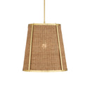 Currey & Company Deauville Seagrass 1-Light Pendant 