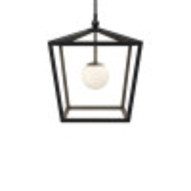 Currey & Company Denison Large Black 1-Light Outdoor Lantern 10