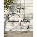 Currey & Company Denison Large Black 1-Light Outdoor Lantern 14