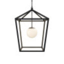 Currey & Company Denison Large Black 1-Light Outdoor Lantern 2