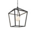 Currey & Company Denison Large Black 1-Light Outdoor Lantern 4