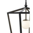Currey & Company Denison Large Black 1-Light Outdoor Lantern 9