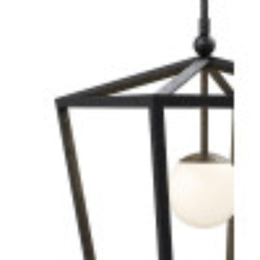Currey & Company Denison Large Black 1-Light Outdoor Lantern 9