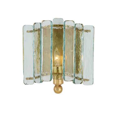 Currey & Company Duvernell Recycled Glass 1-Light Wall Sconce 2