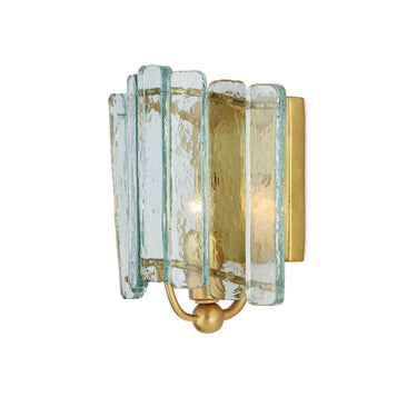 Currey & Company Duvernell Recycled Glass 1-Light Wall Sconce 
