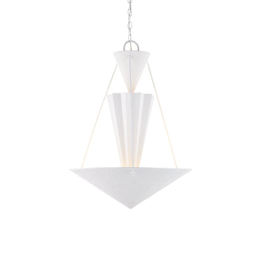 Currey & Company Empyrean 22.5" White LED Chandelier 3