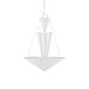 Currey & Company Empyrean 22.5" White LED Chandelier 4
