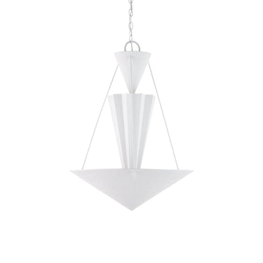 Currey & Company Empyrean 22.5" White LED Chandelier 5