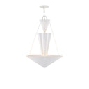 Currey & Company Empyrean 22.5" White LED Chandelier 6