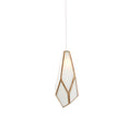 Currey & Company Glace White 1-Light Round Multi-Drop Pendant 
