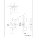 Currey & Company Glacier 1-Light Wall Sconce 8