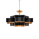 Currey & Company Grand Lotus 30" 6-Light Convertible Chandelier 13