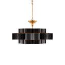 Currey & Company Grand Lotus 30" 6-Light Convertible Chandelier 14