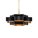 Currey & Company Grand Lotus 30" 6-Light Convertible Chandelier 16