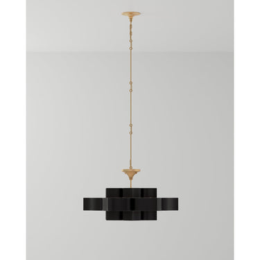 Currey & Company Grand Lotus 30" 6-Light Convertible Chandelier 19