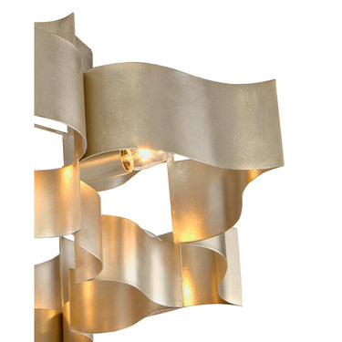 Currey & Company Grand Lotus 30" 6-Light Convertible Chandelier 1