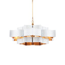 Currey & Company Grand Lotus 30" 6-Light Convertible Chandelier 26