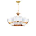 Currey & Company Grand Lotus 30" 6-Light Convertible Chandelier 28