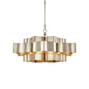 Currey & Company Grand Lotus 30" 6-Light Convertible Chandelier 2