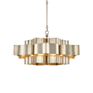Currey & Company Grand Lotus 30" 6-Light Convertible Chandelier 2
