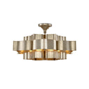 Currey & Company Grand Lotus 30" 6-Light Convertible Chandelier 3