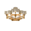 Currey & Company Grand Lotus 30" 6-Light Convertible Chandelier 4