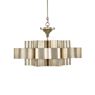 Currey & Company Grand Lotus 30" 6-Light Convertible Chandelier 5