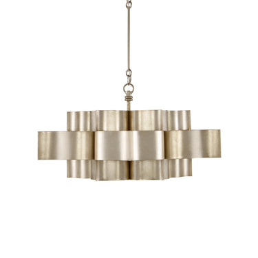 Currey & Company Grand Lotus 30" 6-Light Convertible Chandelier 6